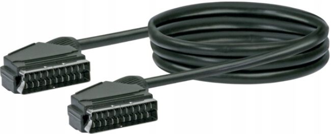 

Przewód Kabel Euro Scart 21PIN 6.8 MM 2 M SCA7121