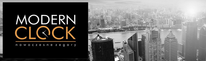 Zegar ścienny ORZECH ARABIC BIAŁY Szerokość całkowita 33.5 cm