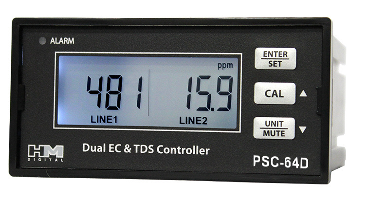 

Monitor Dual Ec/tds HM-Digital PSC-64D syg. 4-20mA