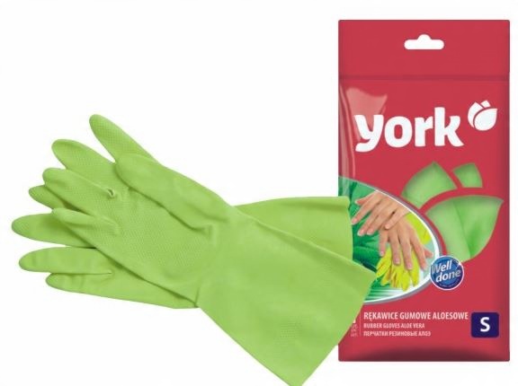 

Rękawice Ochronne Gumowe Aloesowe York Rozmiar S