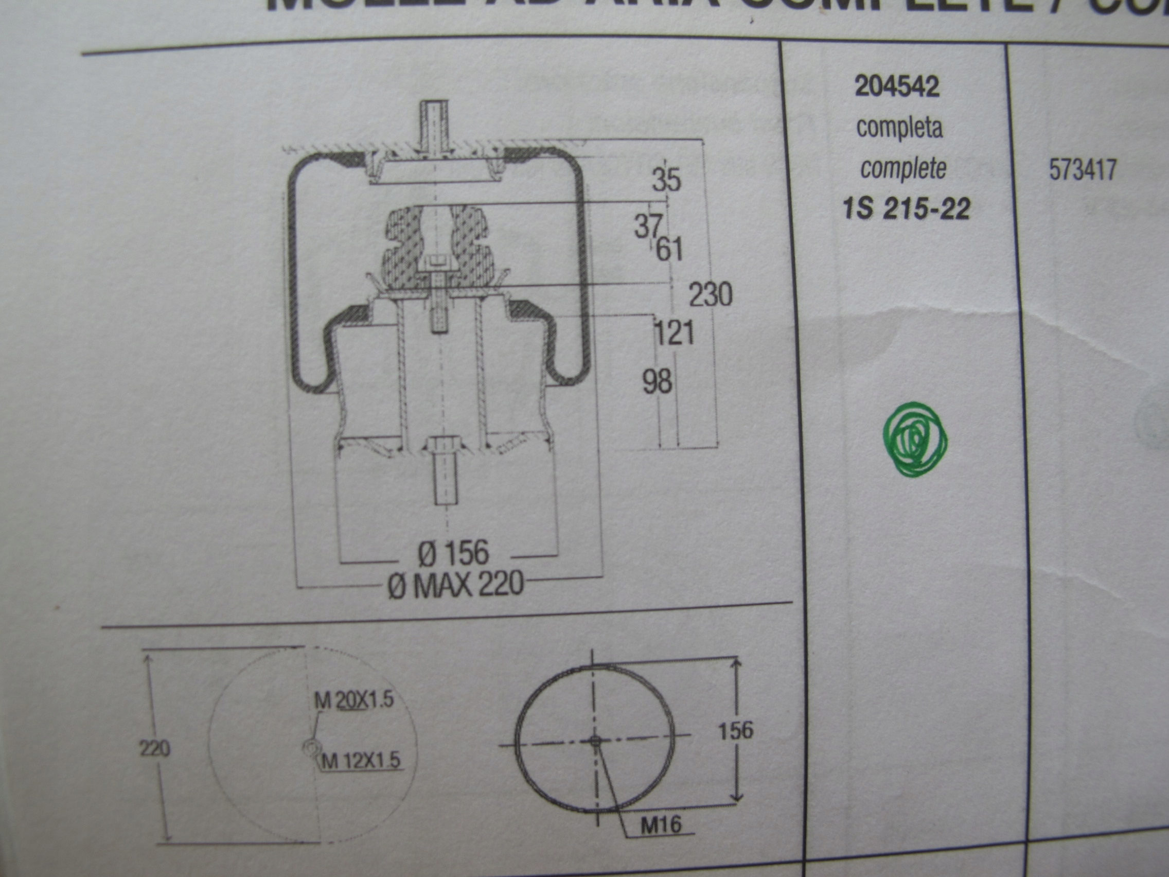 204542 - мех подушка AUTODROMO MODENA BUS 573417