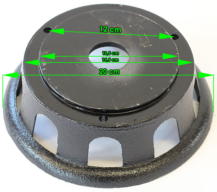 PODSTAWA ŻELIWNA SPÓD POMPY NIKLOWANEJ DO SZAMBA Rodzaj pompy zatapialna