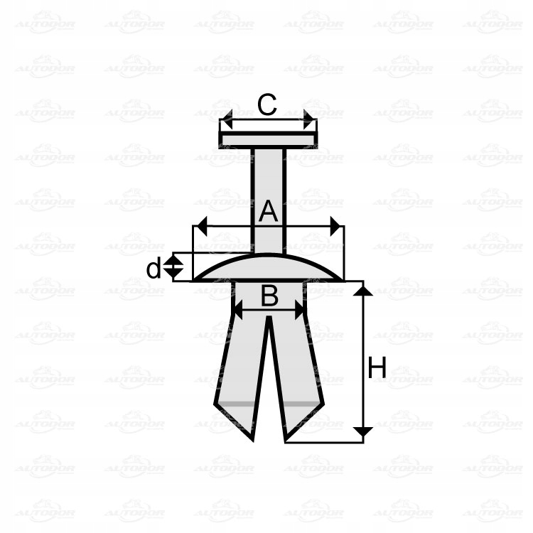 VW GOLF В IV VI TRANSPORTER КЛИПСЫ Шпильки ОБШЫВКИ Производитель запчасти Romix foto 2