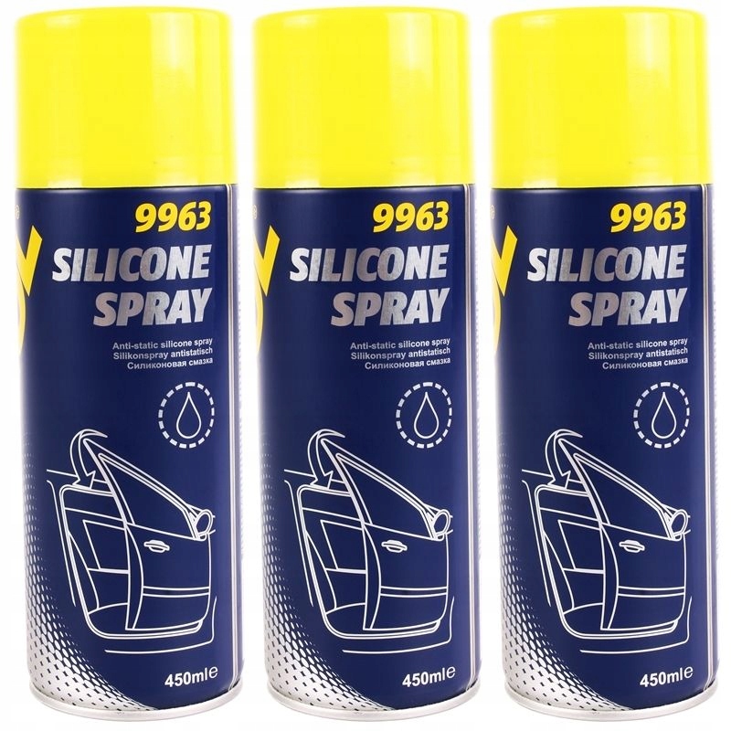 Spray Silicona Manol, 450ml - 9963 - Pro Detailing