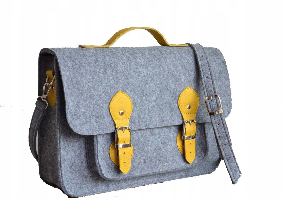 Aktówka filcowa 17 cali - Torba na laptopa 17 cali Płeć uniseks