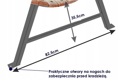PIĘKNA DREWNIANA ===== ŁAWKA ===== OGRODOWA 150 CM Wysokość produktu 76 cm
