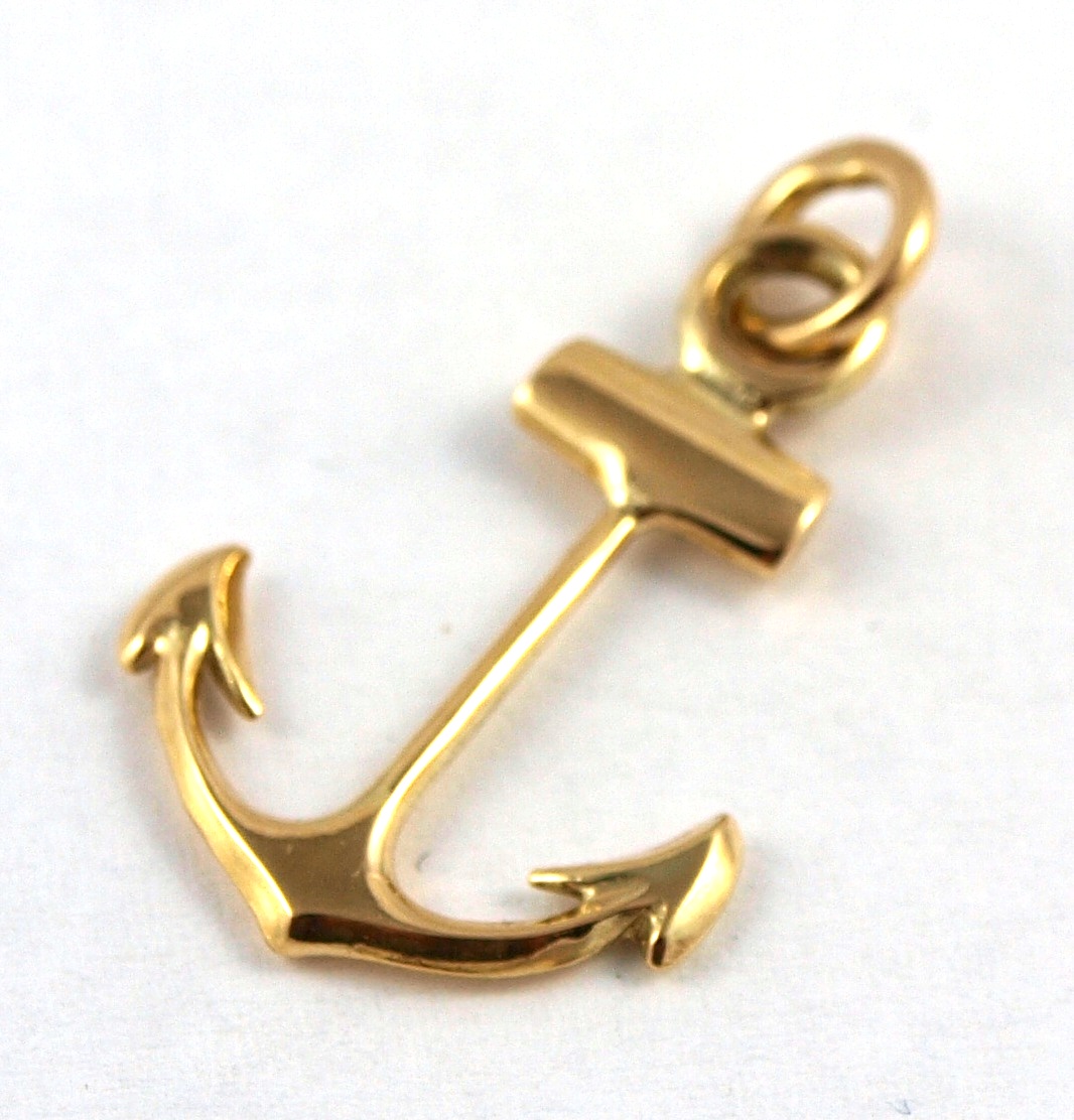 ZŁOTA ZAWIESZKA WISIOREK KOTWICA ZŁOTO 585 Marka Inna marka