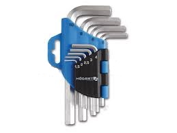 

Hogert HT1W802 Zestaw kluczy imbusowych 9 szt.