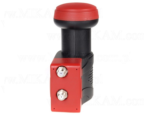 Konwerter SAT Twin 2x HIGH GAIN 0,1/70dB FullHD 3D Model 37135