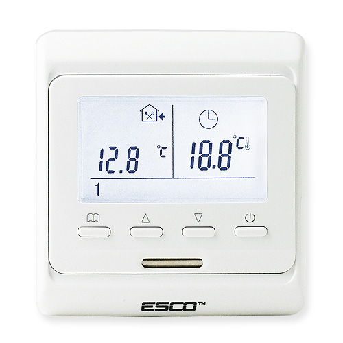 týdenní pokojový termostat Kotle Piece Ventilu