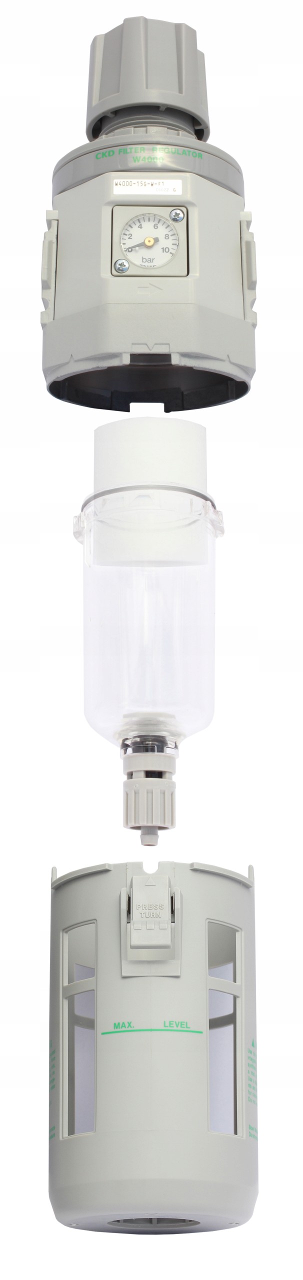 Filtr powietrza z reduktorem W4000 15G 1/2'' CKD Kod producenta W4000-15G