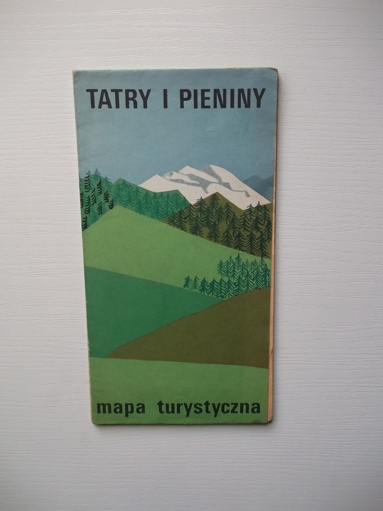 Tatras Pieniny Tourist Map / горы Karpat Dunajec