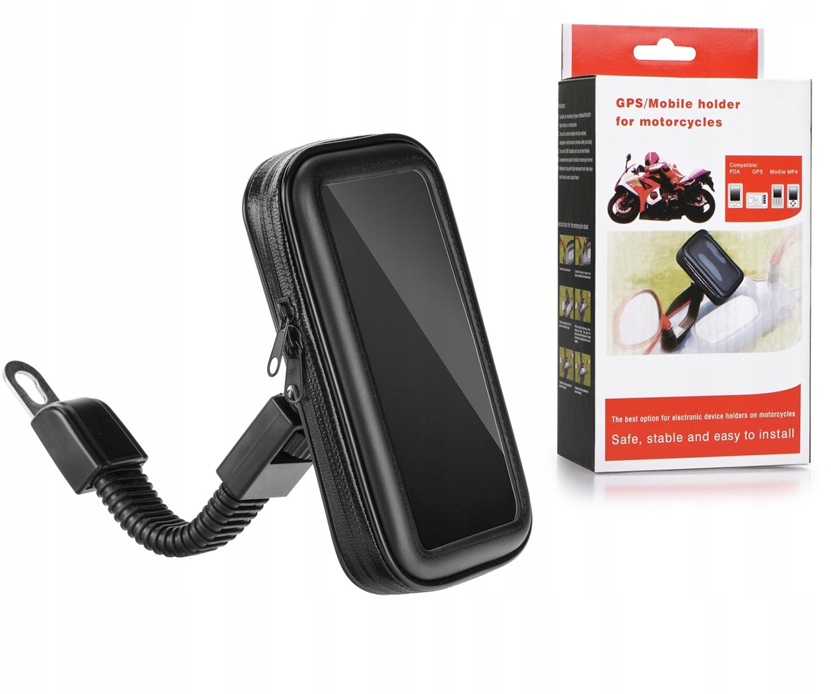 

Uchwyt z Etui na Telefon Motor Skuter Motocykl XL