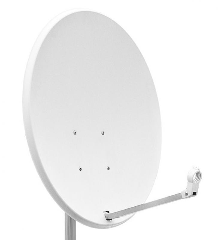 Спутниковая антенна 80см белый графит +SINGLE Brand Corab