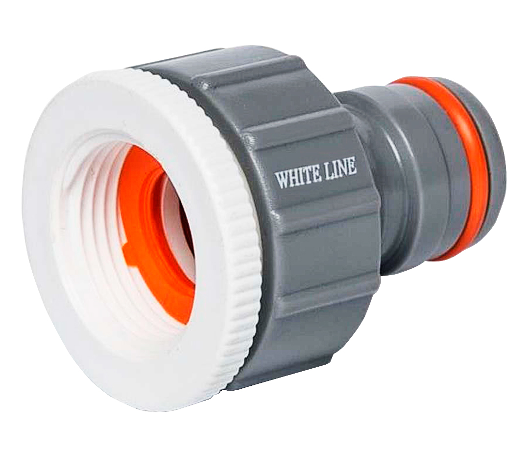 

Przyłącze kranu na kran 3/4 x 1/2 biała WL-2198