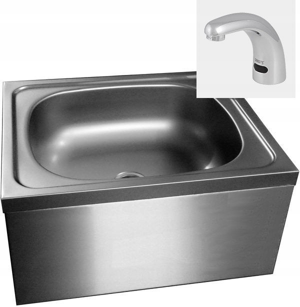 Nerezové, gastronomické umyvadlo, dřez s krytem