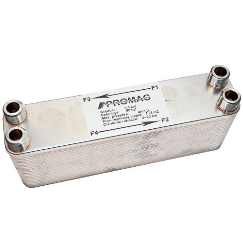 

Wymiennik Ciepła 60 Płytowy 65 kW 3/4'' Polski