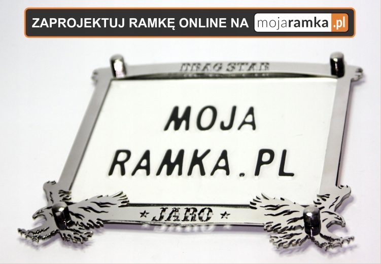 Ramka motocyklowa CHOPPER CRUISER INOX! Orzeł Producent inny