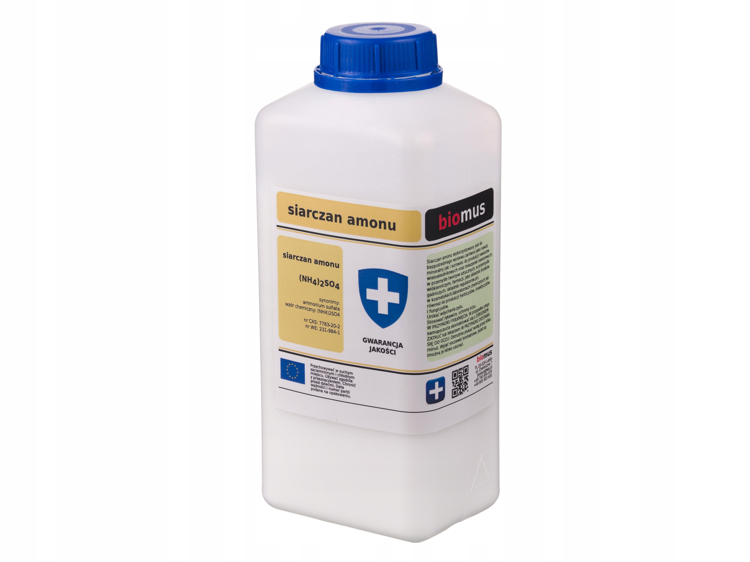 

Siarczan Amonu gatunek czysty Biomus 1kg