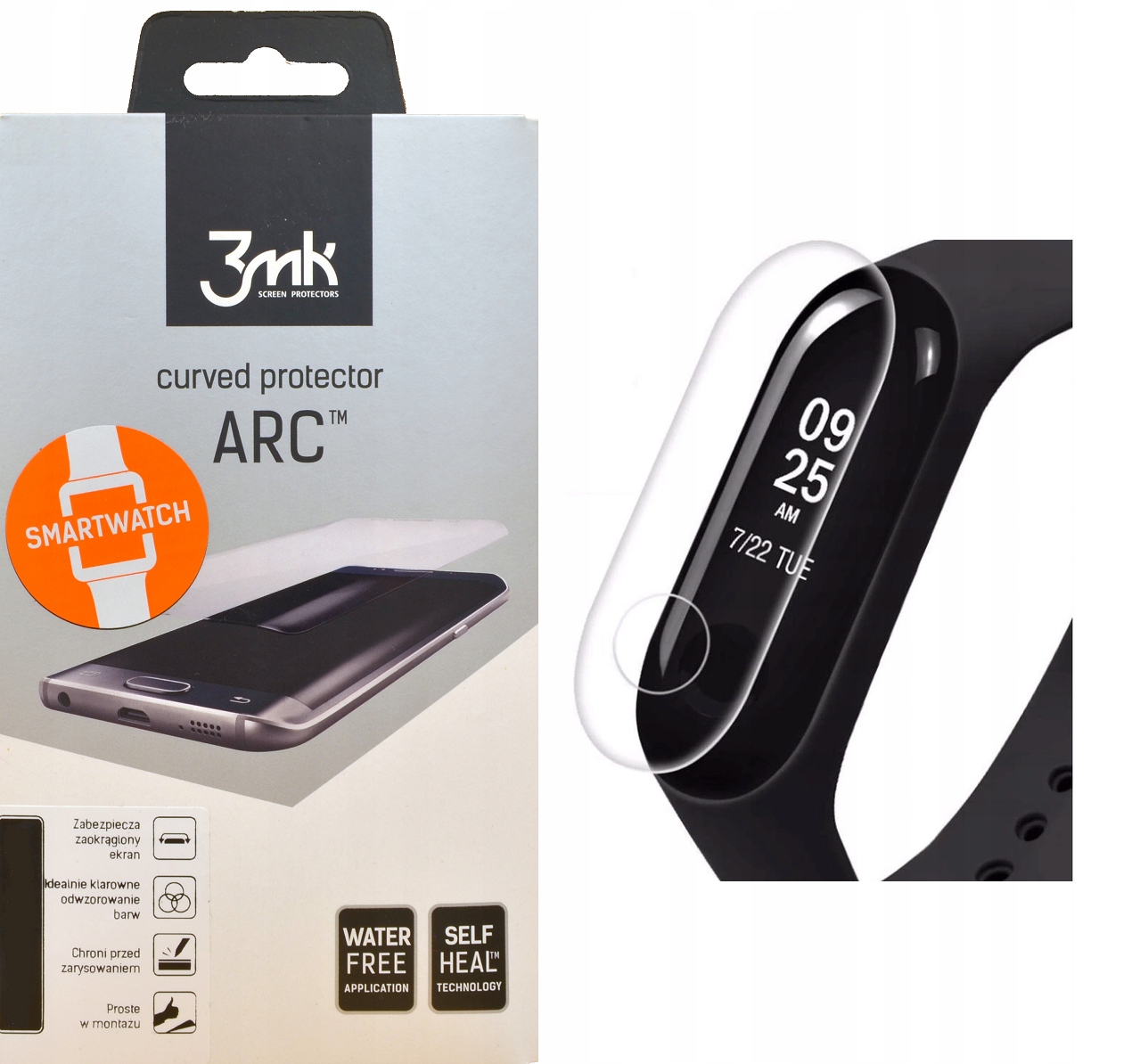 

3MK Arc Folia Na Ekran 3 Szt. Do Xiaomi MI Band 4