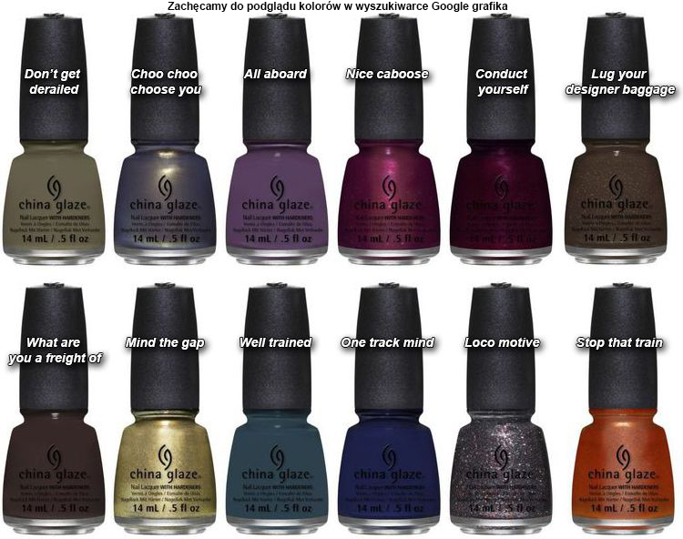 CHINA GLAZE LAKIER DO PAZNOKCI RÓŻNE KOLORY 14ML EAN (GTIN) 019965880237
