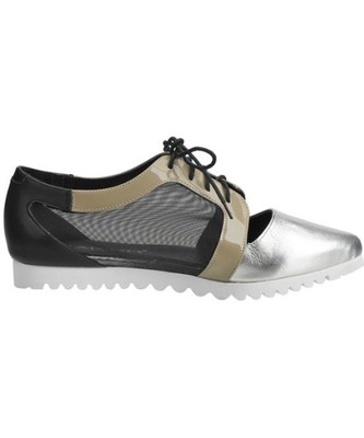 polobotky Karino 39,5 Kožené sportovní boty se síťkou, lehké dámské boty