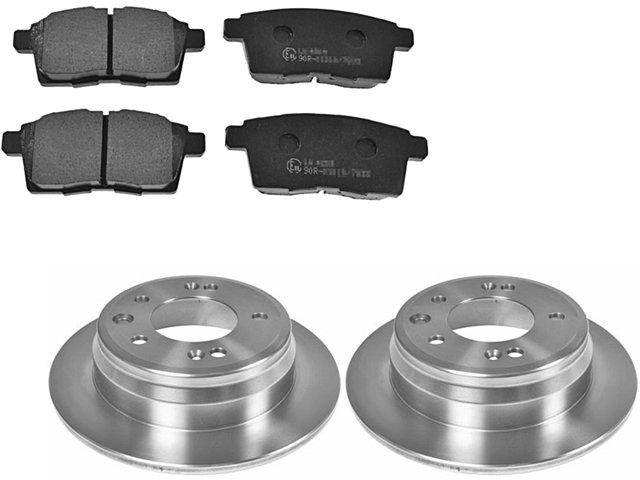 Тормозні диски + колодки гальмівне зад. MAZDA CX-7 2.3