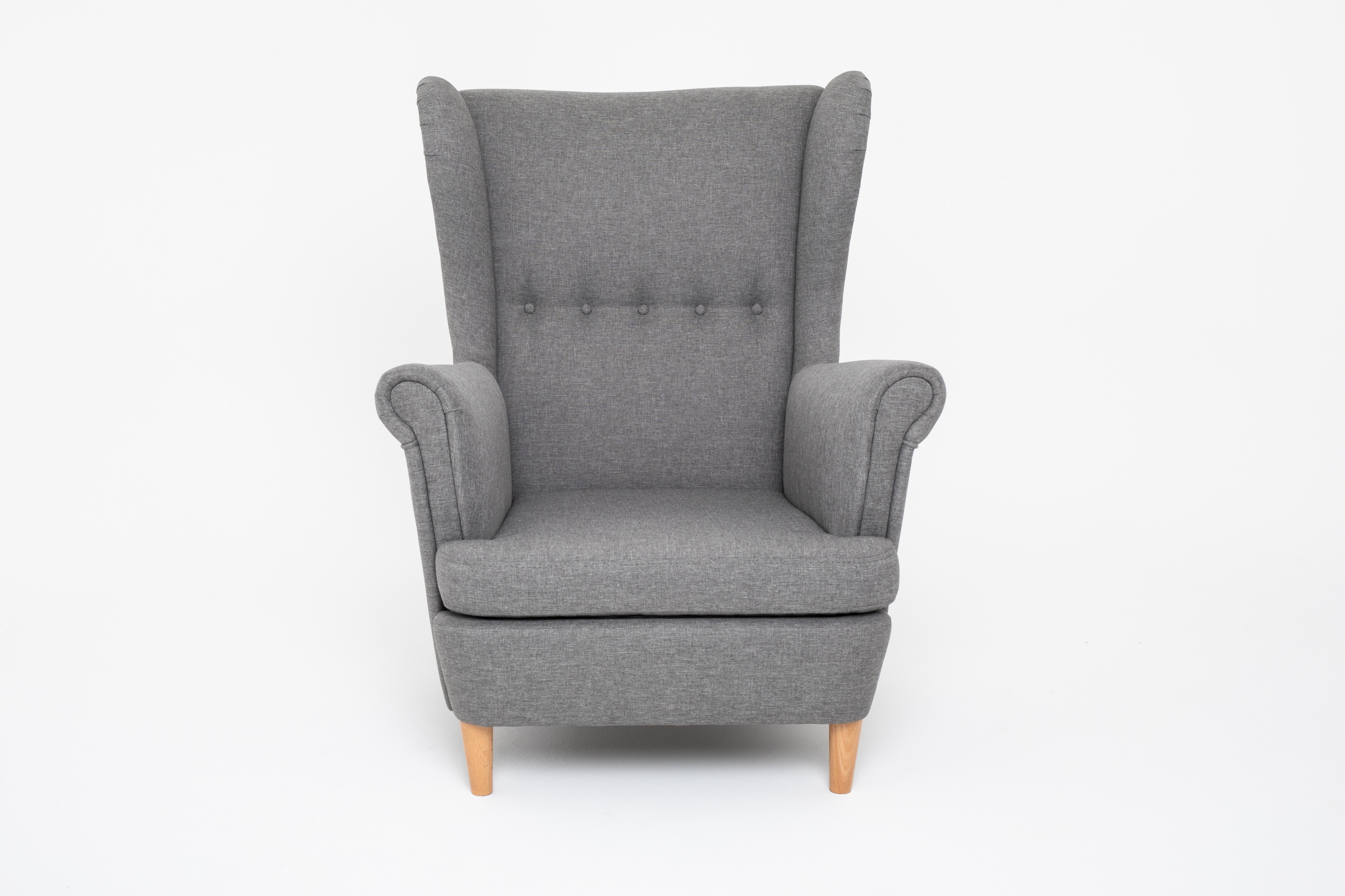 Fotel USZAK z podnóżkiem WELUR PLAMOODPORNY Kod producenta Fotel Uszak