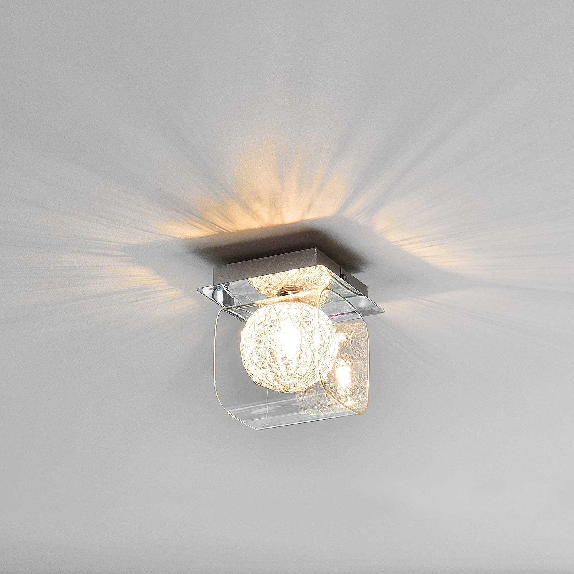 LAMPA SUFITOWA Lux.Pro ALINA ŻYRANDOL PLAFON CHROM Kod producenta HT-167002