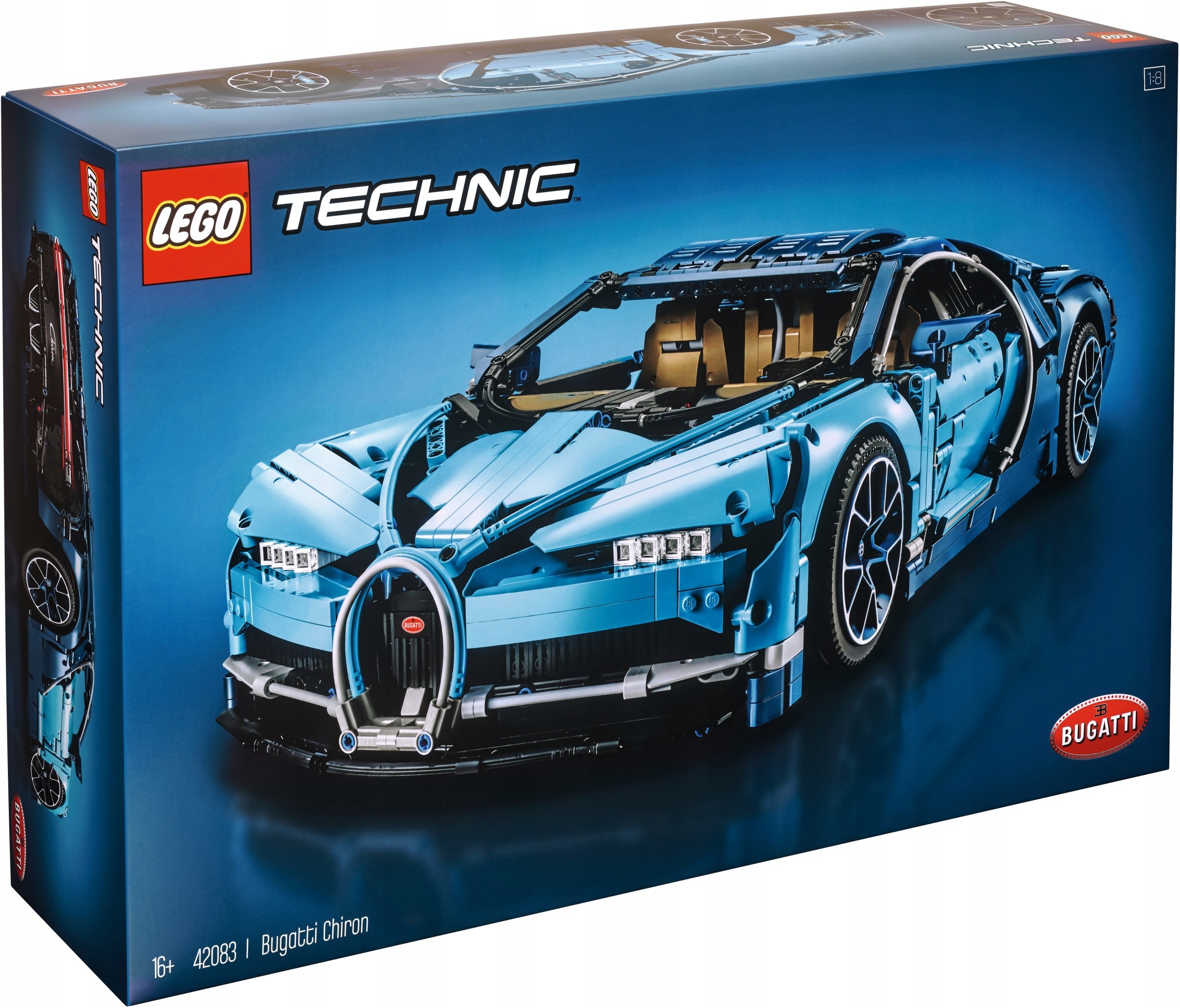 LEGO TECHNIC Bugatti Chiron 42083 7466259538 - Allegro.pl