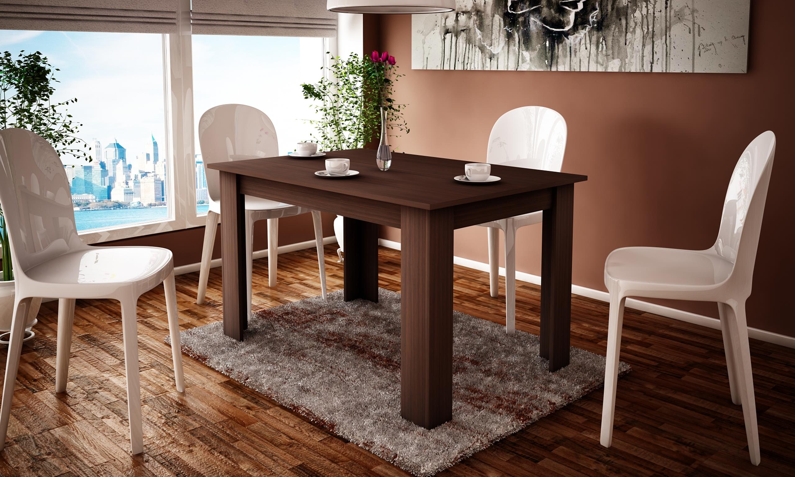 Stół KONGO 120X80 WENGE stolik do kuchni salonu UFC Marka Matkam