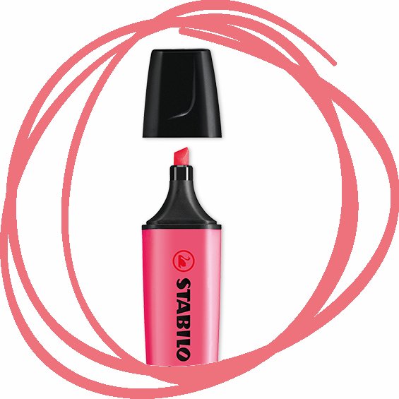 МАРКЕР STABILO BOSS MAZAK МАРКЕР РОЗОВЫЙ