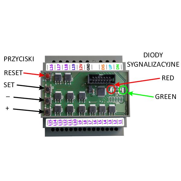 Sterownik schodowy oświetlenia LED smartLEDs S19-S typu FALA Kod producenta S19-S