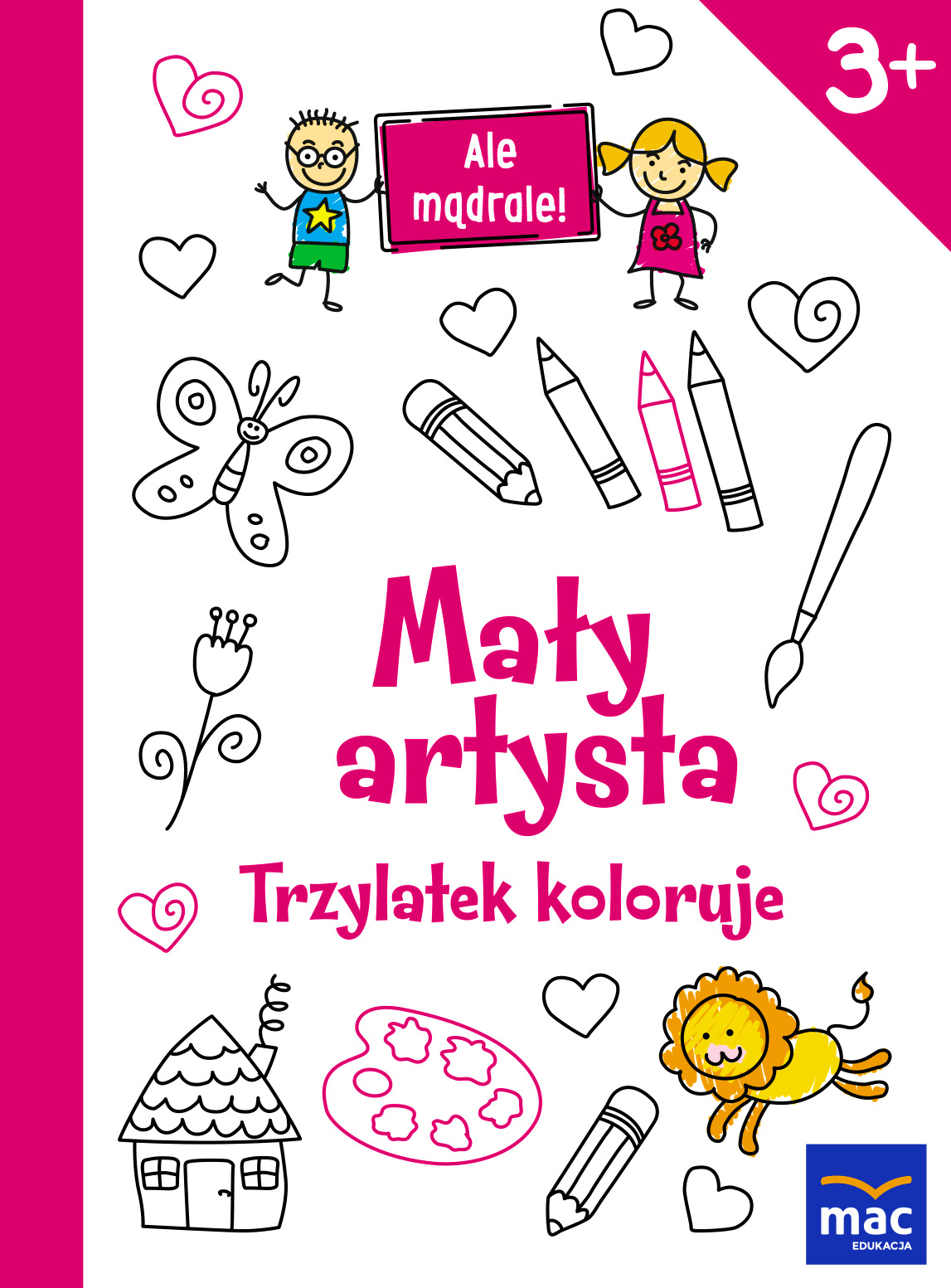 

Mały artysta Trzylatek Koloruje