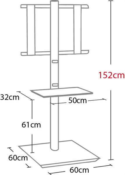 STOJAK STAND STATYW PODSTAWA NA TV POD MONITOR Marka Kraftmann