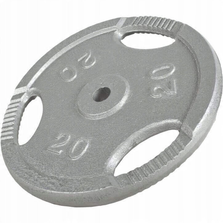 

Obciążenie żeliwne talerz z uchwytami 20 kg 30 mm
