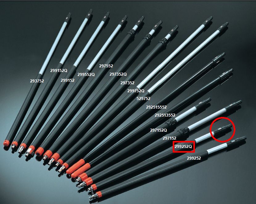 Вал VIKAN 1M с потоком TIR 299252 CARVALET