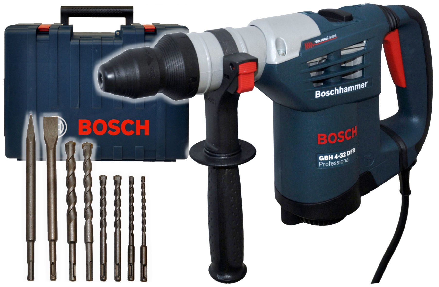 

Młot Gbh 4-32 Dfr Bosch 6 Wierteł 2 Dłuta