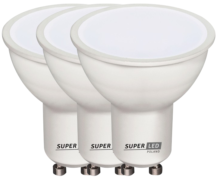 

3x Zestaw żarówka Led GU10 5W 450lm biała ciepła