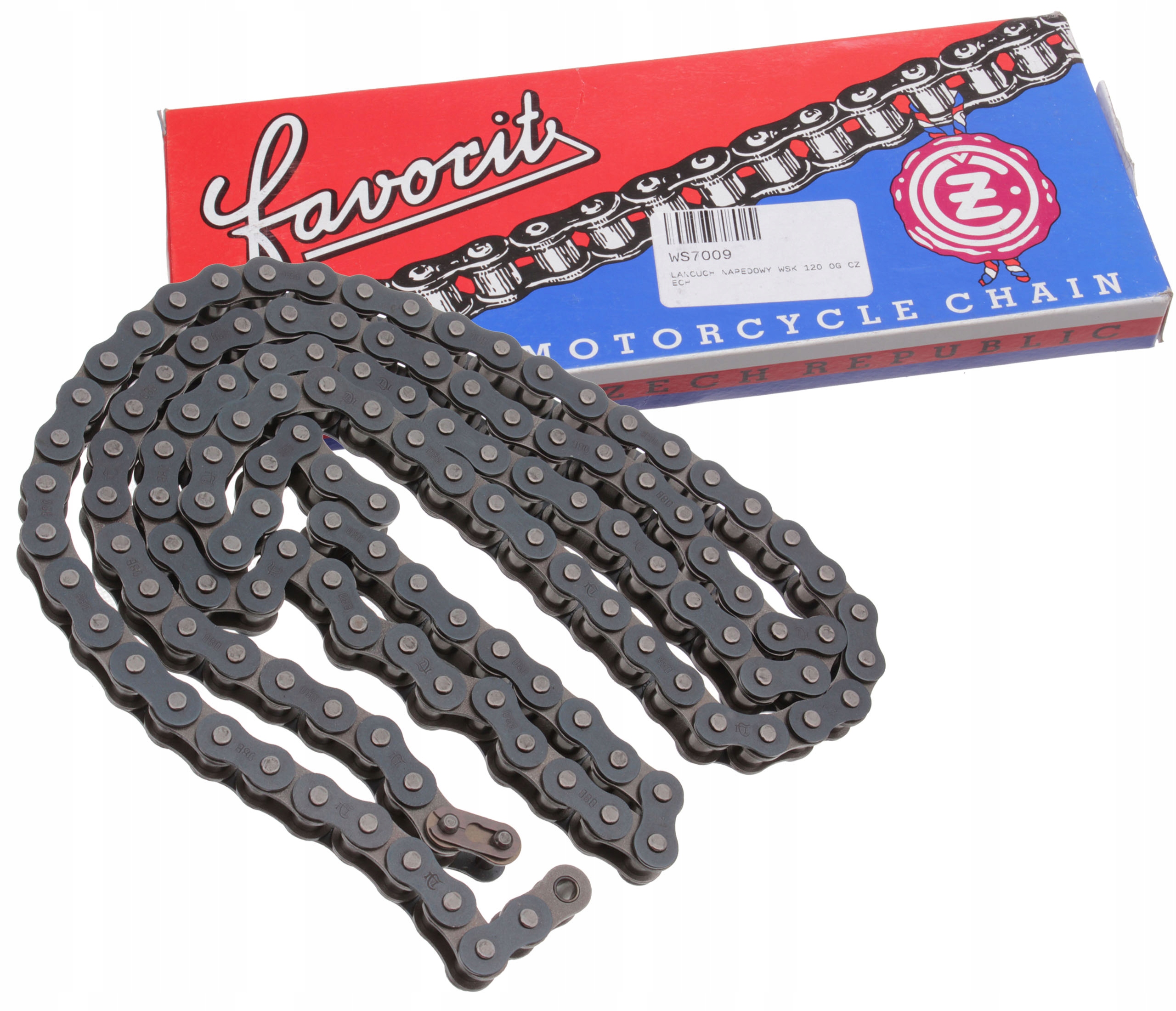ŁAŃCUCH NAPĘDOWY FAVORIT CZESKI 118 OG WSK WFM 125 Dopasowanie do pojazdu produkt dedykowany