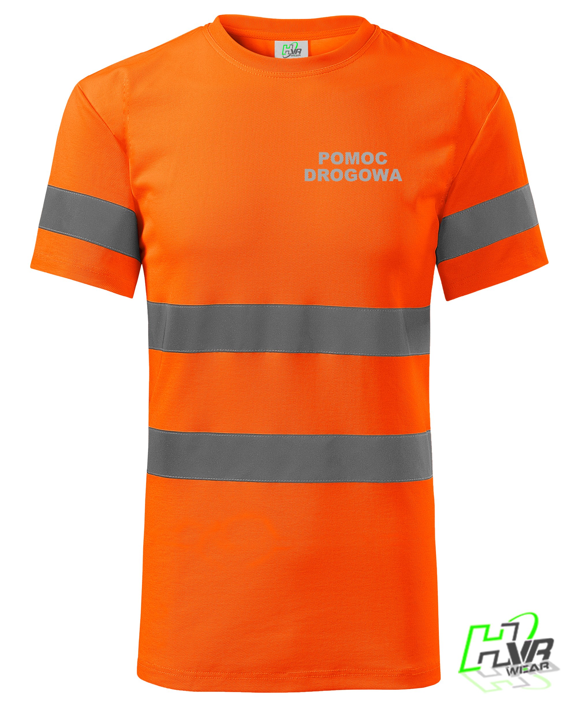 ODBLASKOWA KOSZULKA Z NADRUKIEM POMOC DROGOWA 3M Marka Odblaskowo