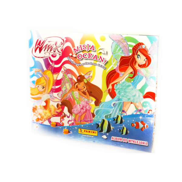 ALBUM DO NAKLEJEK WINX CLUB + 6 NAKLEJEK PANINI 7347052532 