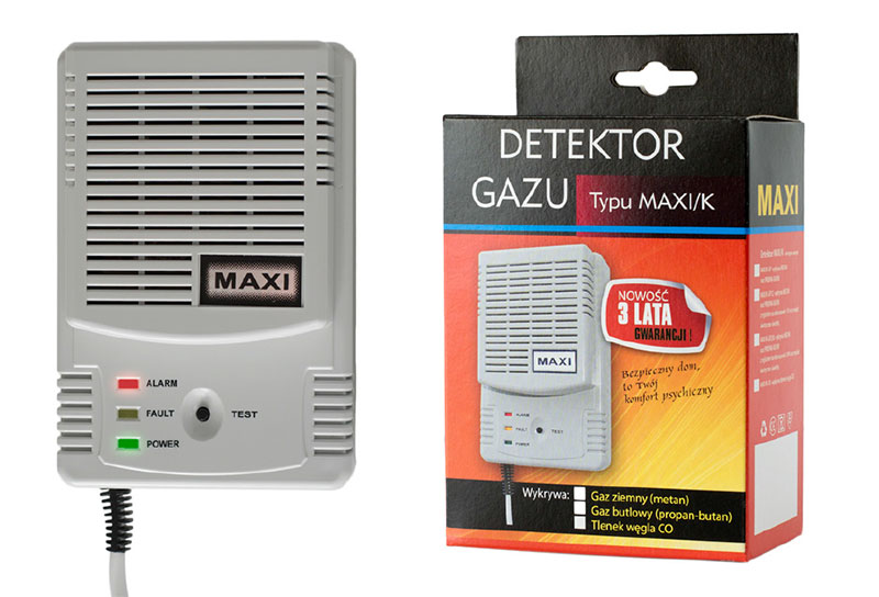 

Czujnik gazu Detektor Propan Butan gaz Maxi/k-gp