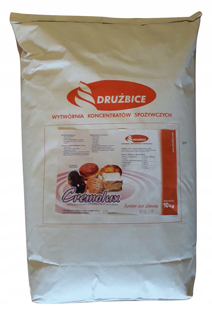 Krem budyniowy na Zimno w proszku Cremolux 10 kg