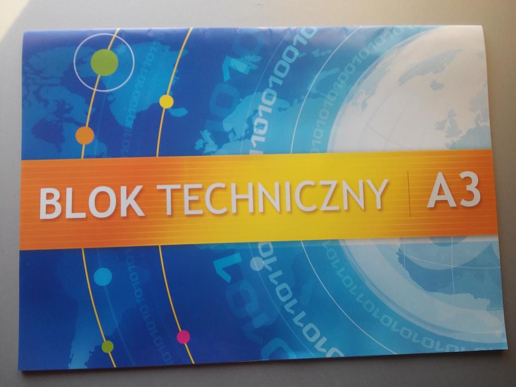 Blok Techniczny Biały A310 Grubsze Kartki 240gsm