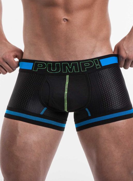 

Pump Bokserki Majtki M Czarny Mesh Siatka Gym Fit