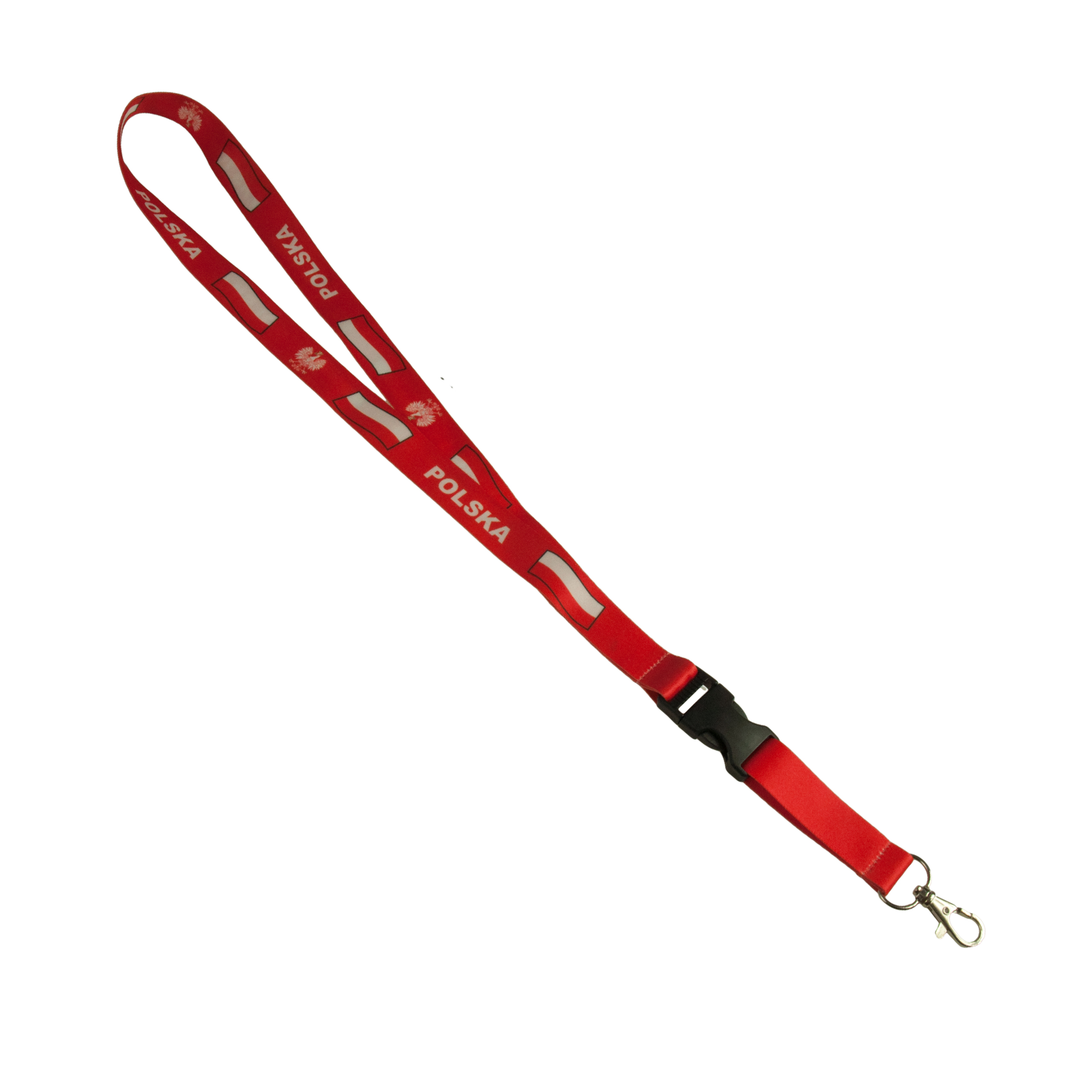 

Smycz Polska Szer 20mm Długość 52CM Czerwona