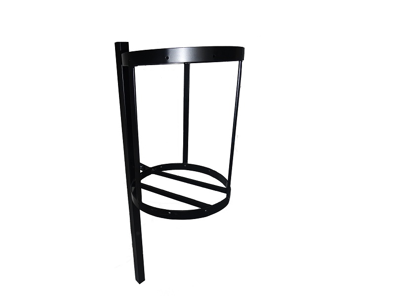 STELAŻ Kosza na odpady ogrodowy, parkowy,okrągły Kod producenta KS-WIERZBA-S14