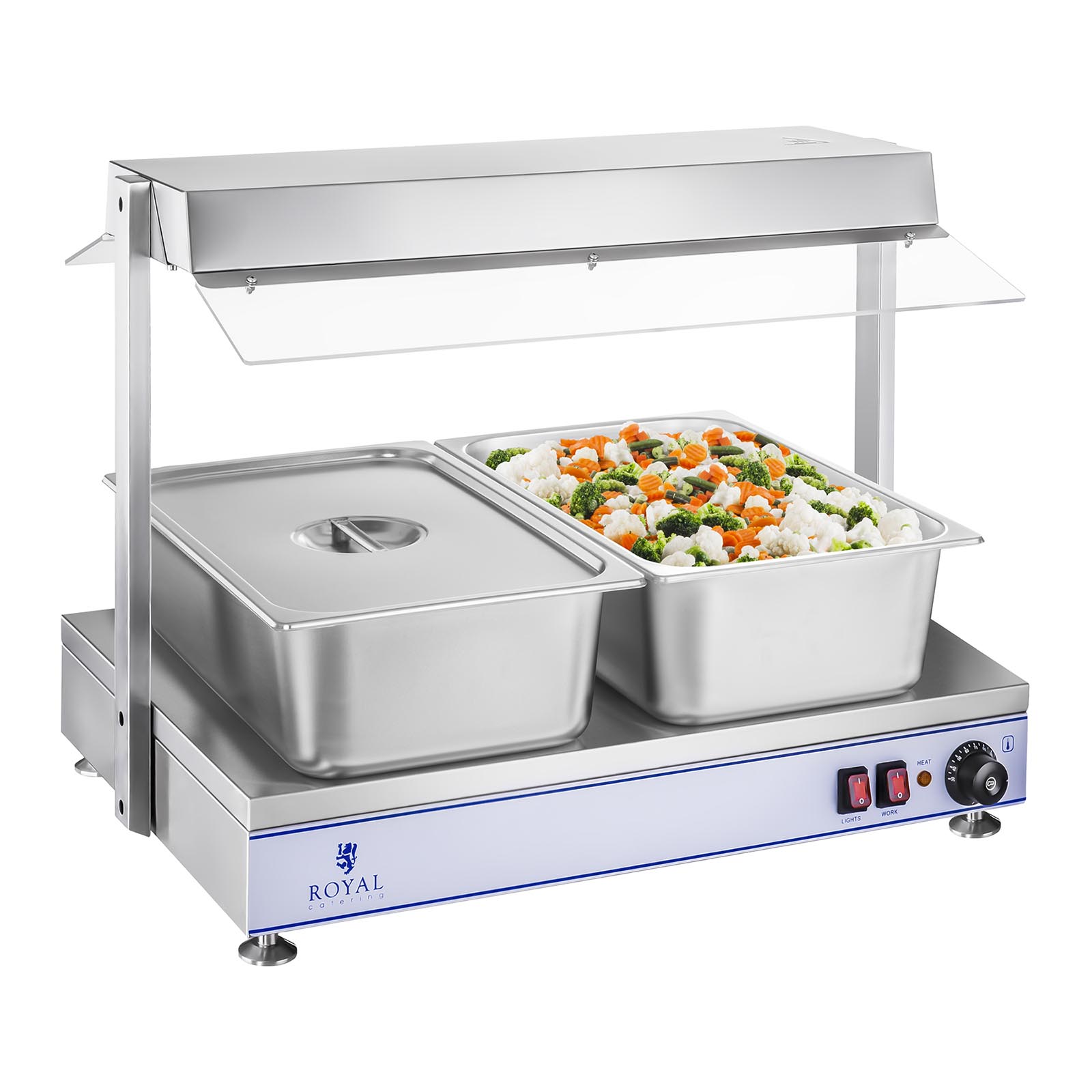 PŁYTA GRZEWCZA Z LAMPAMI HALOGENOWYMI 500+600W Marka Royal Catering
