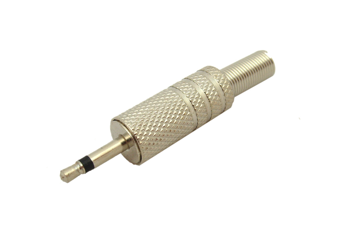 

Wtyczka Jack 2,5mm mono metal srebrny